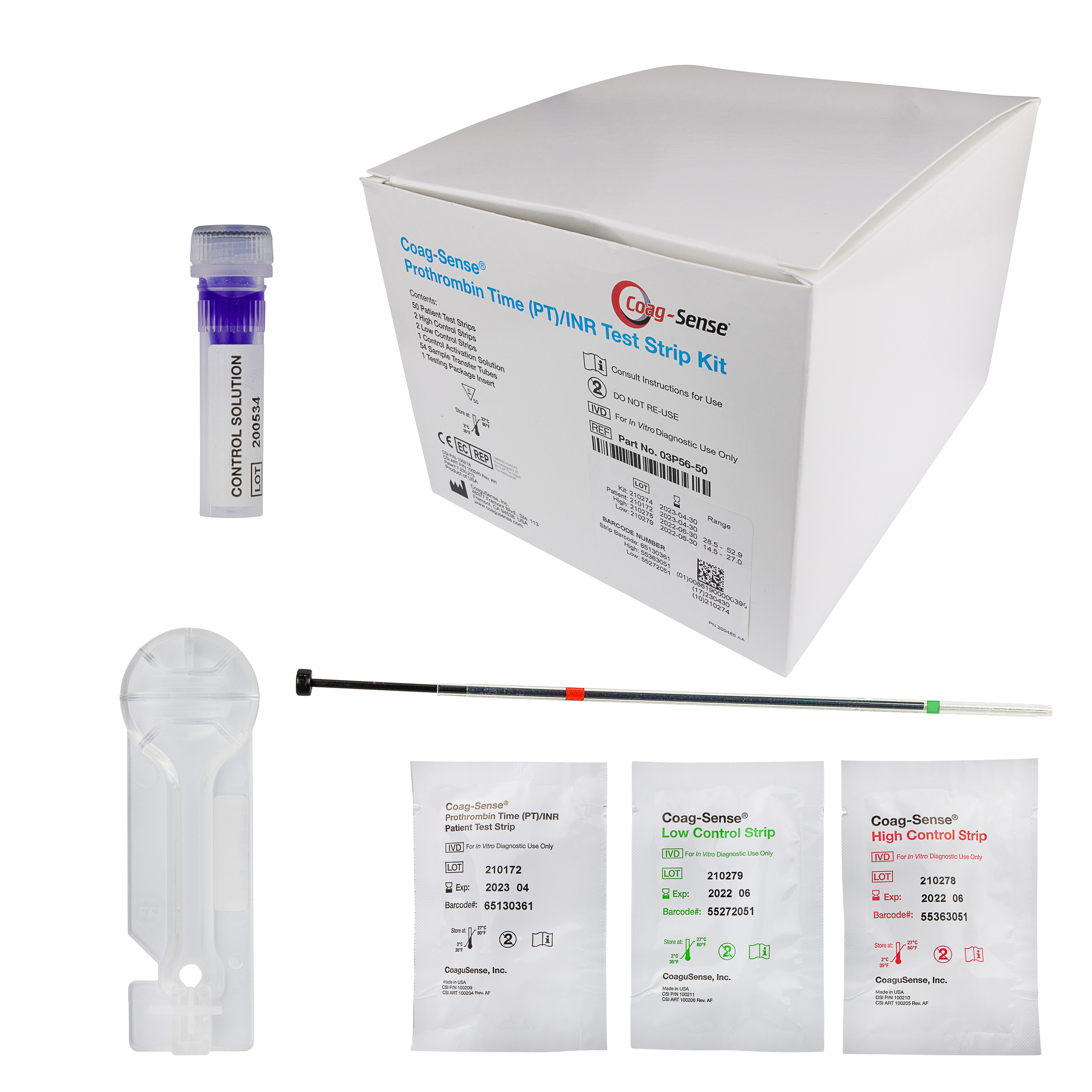PT INR Rapid Test Strips Kit Box of 50