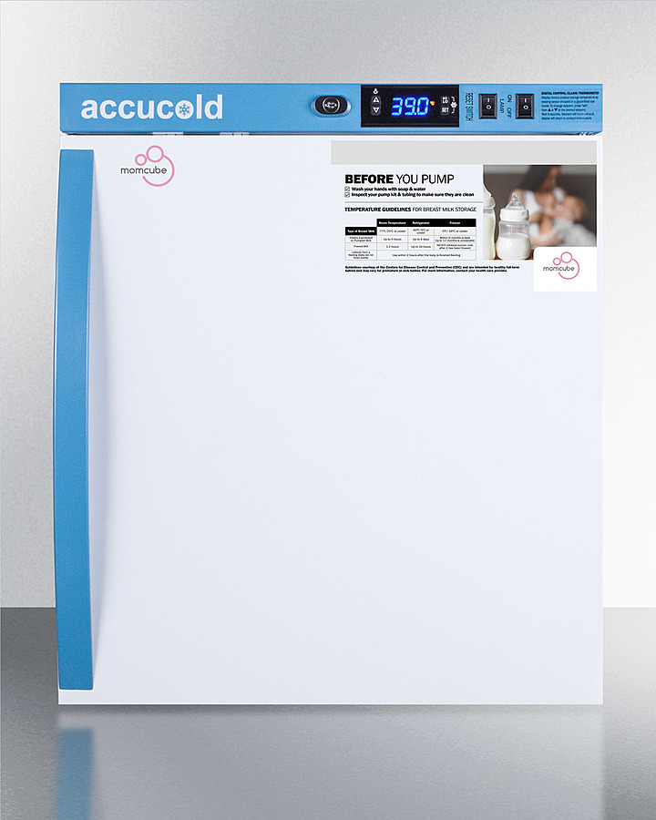 1 Cu Ft Countertop MomCube Breast Milk Refrigerator