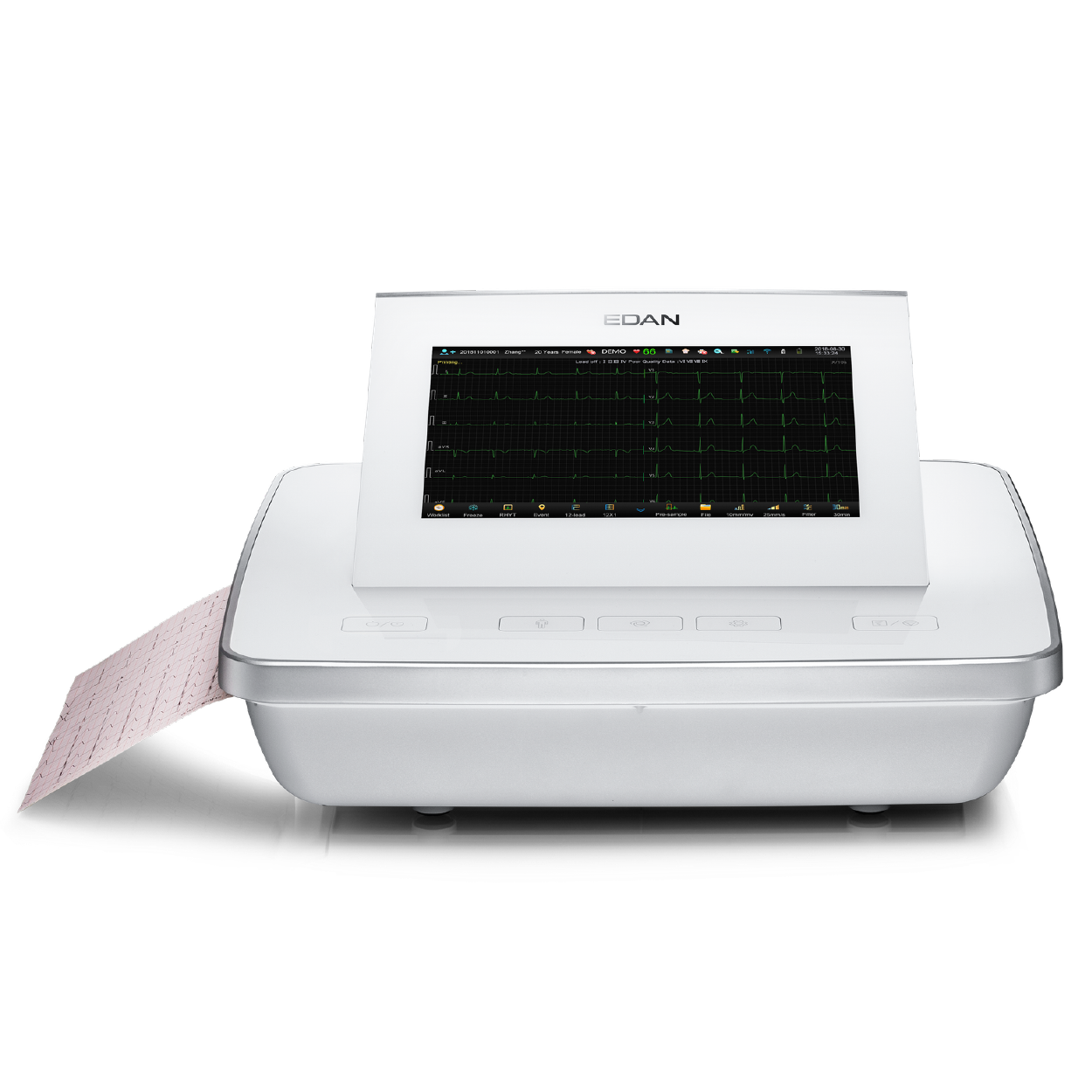 12 Channel ECG Machine with Touch Screen