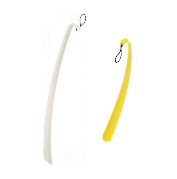 16-1/2 Inch  Plastic Shoehorn Yellow