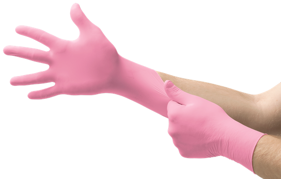 Micro Touch Nitra Free Exam Gloves, Powder Free, Latex Free, Non Sterile
