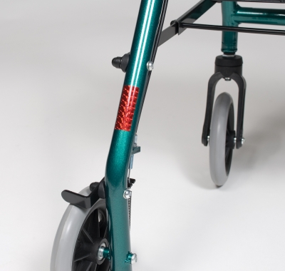 Walkabout Lite Four-Wheel Rollator Burgundy