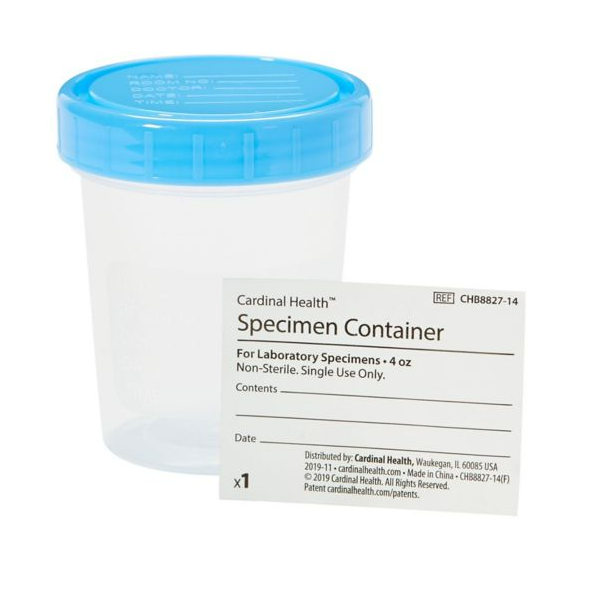 Precision Specimen Containers with Plastic Screw Cap