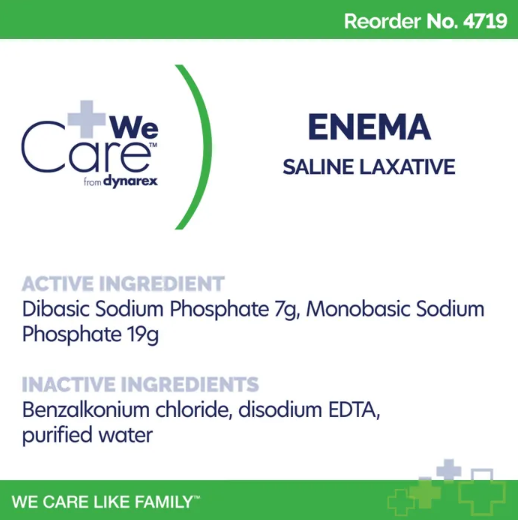 WeCare Enema Laxatives, 4.5 oz