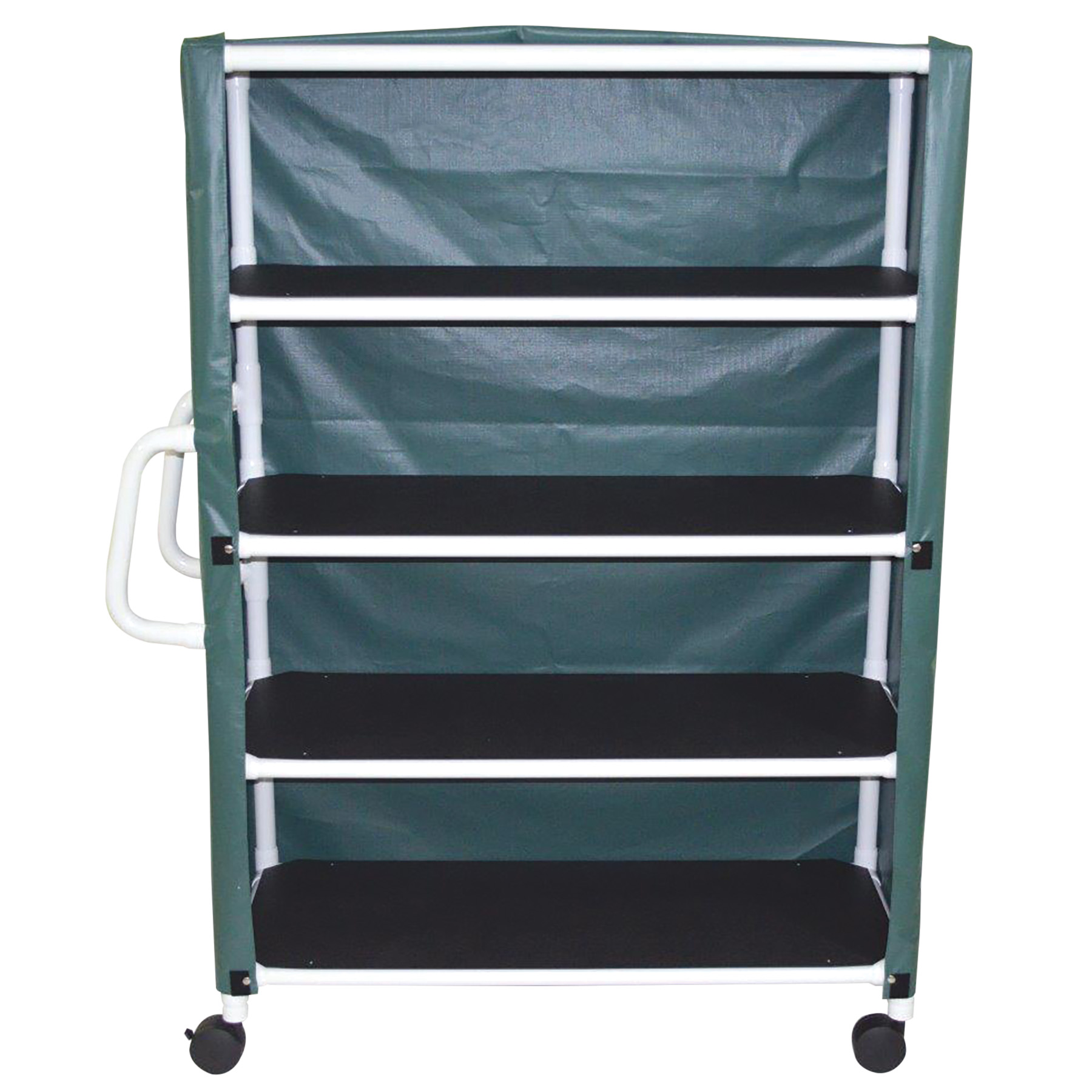 Jumbo Four Shelf Linen Cart