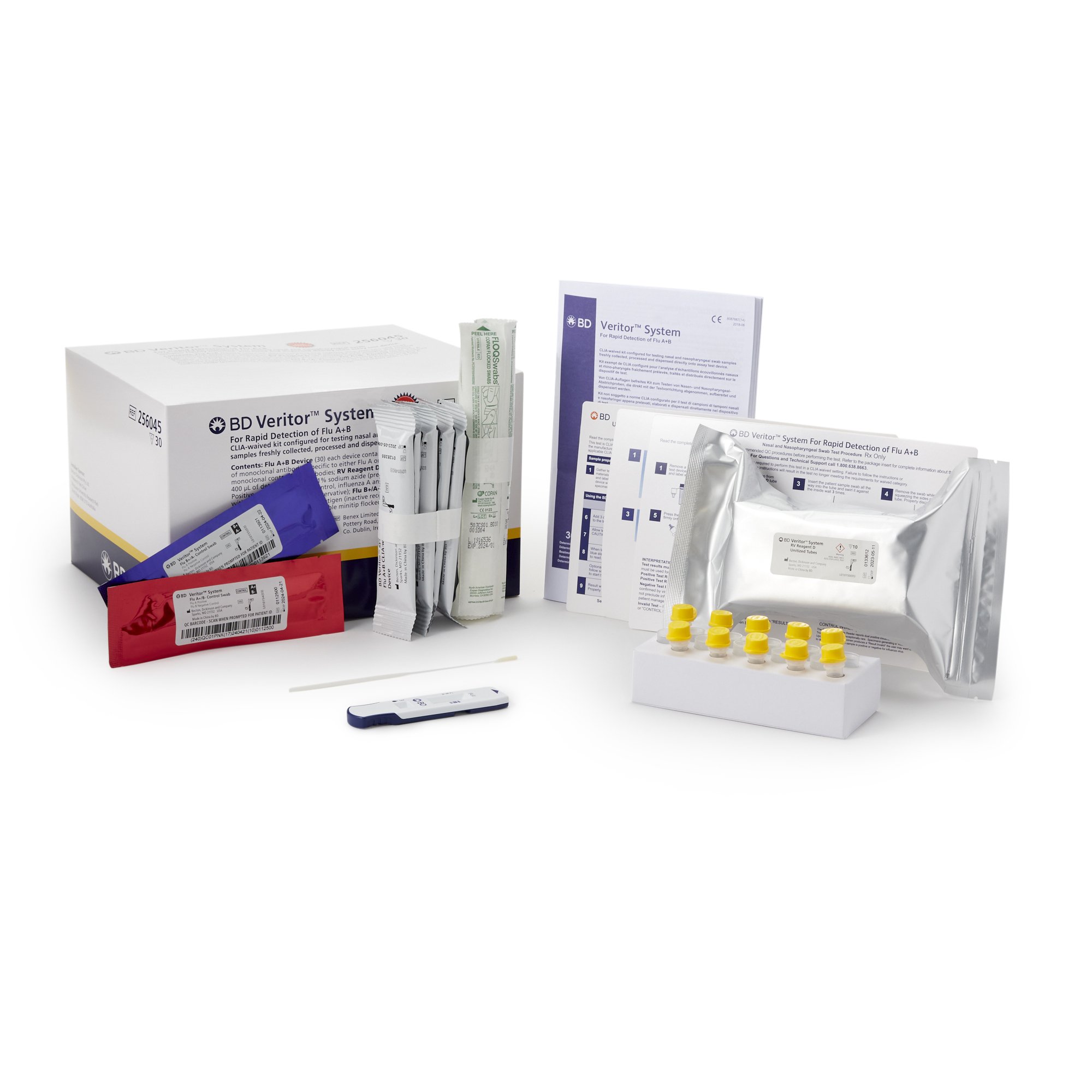Veritor System Influenza A + B Clinical Kit