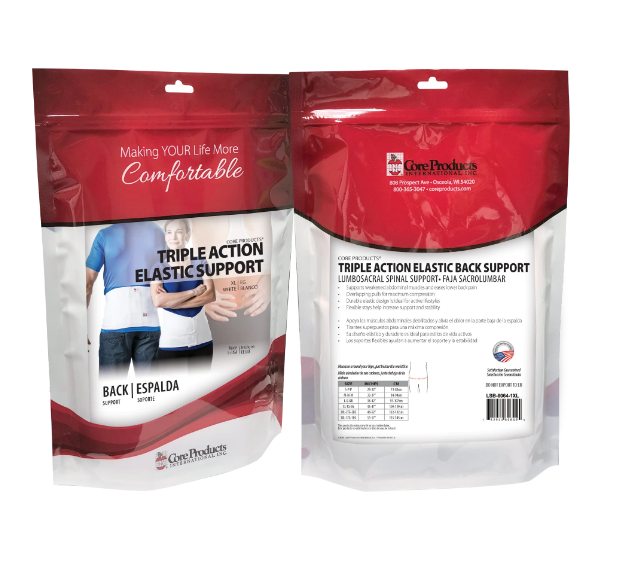 Triple Action Elastic Back Support