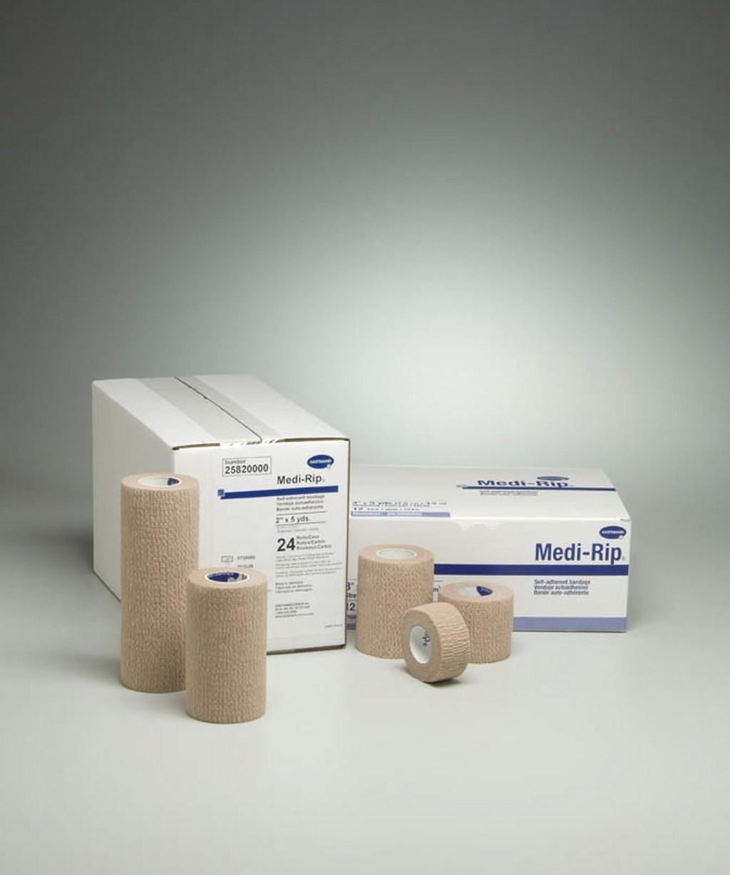 Medi Rip Cohesive Compression Bandage, Non Sterile, Tan