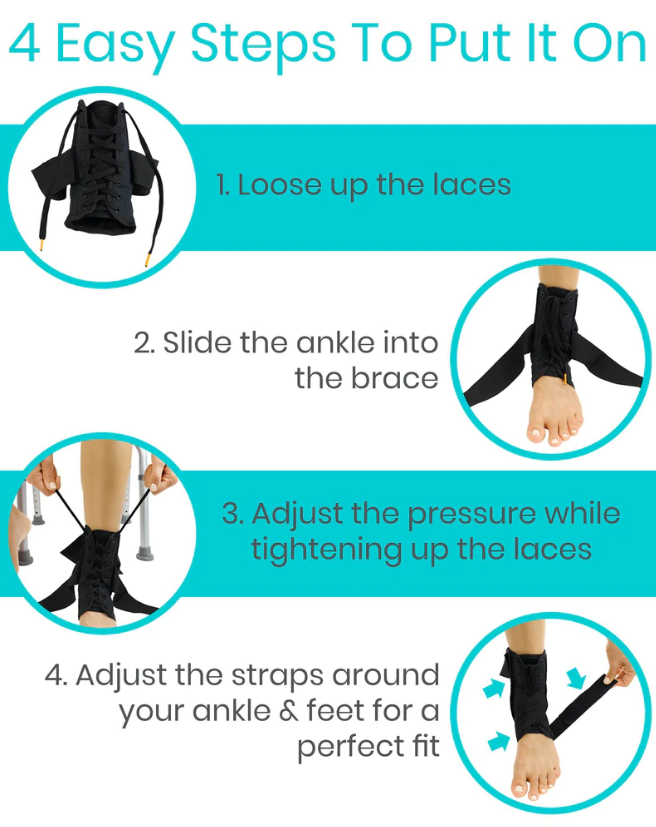 Laced Ankle Brace