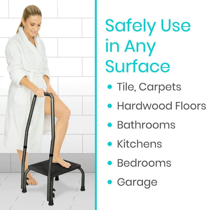 Step Stool with Handrail