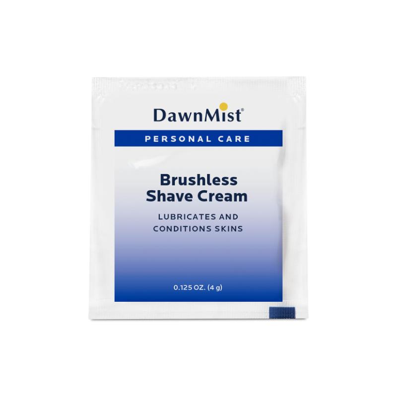 DawnMist Brushless Shave Cream Single Use Packet