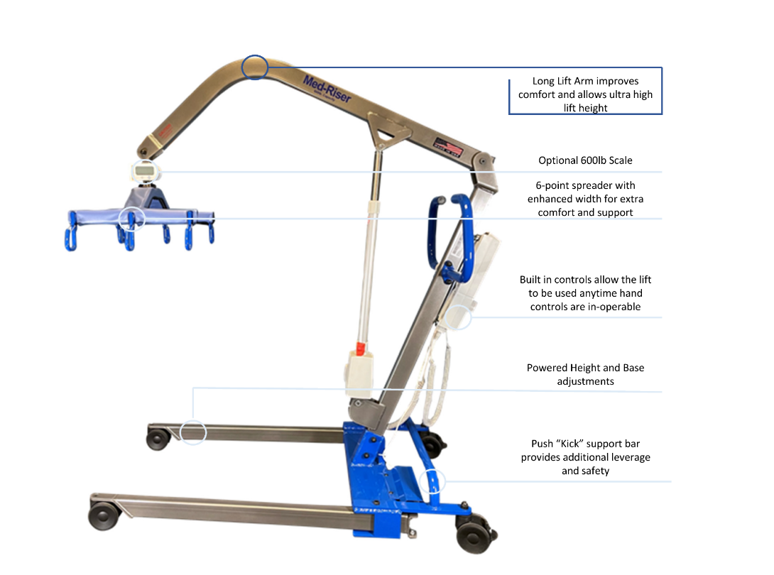 HD Bariatric Patient Lift 600 lbs