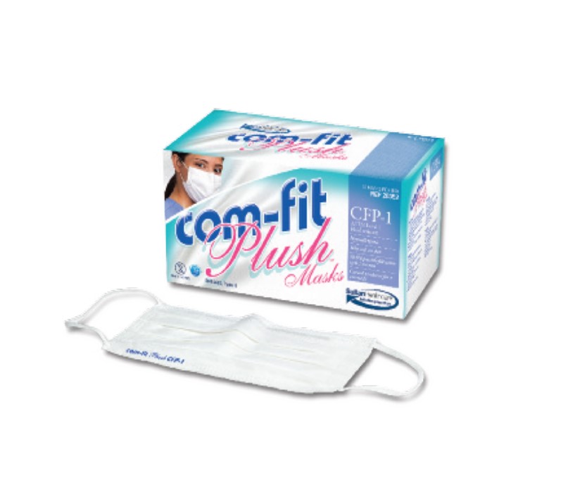 Com Fit Plush Face Mask with Soft Earloop