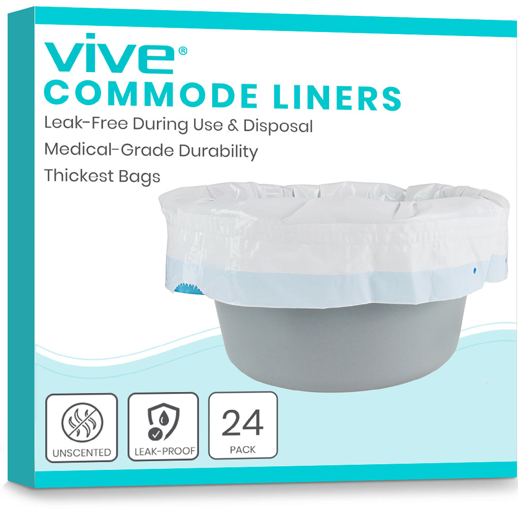 Vive Health Commode Liners (No Pads) LVA2105PAK48