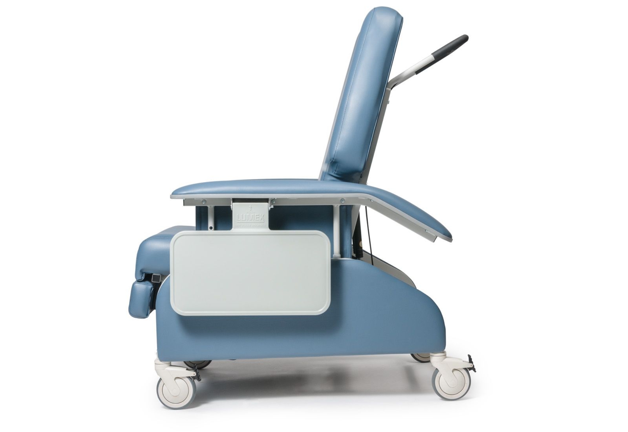 Clinical Care Recliner Wide with Drop Arms and Wall Saver Armrest Edges