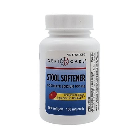 Stool Softener Softgel 100 mg Strength Docusate Sodium 100 Bottle