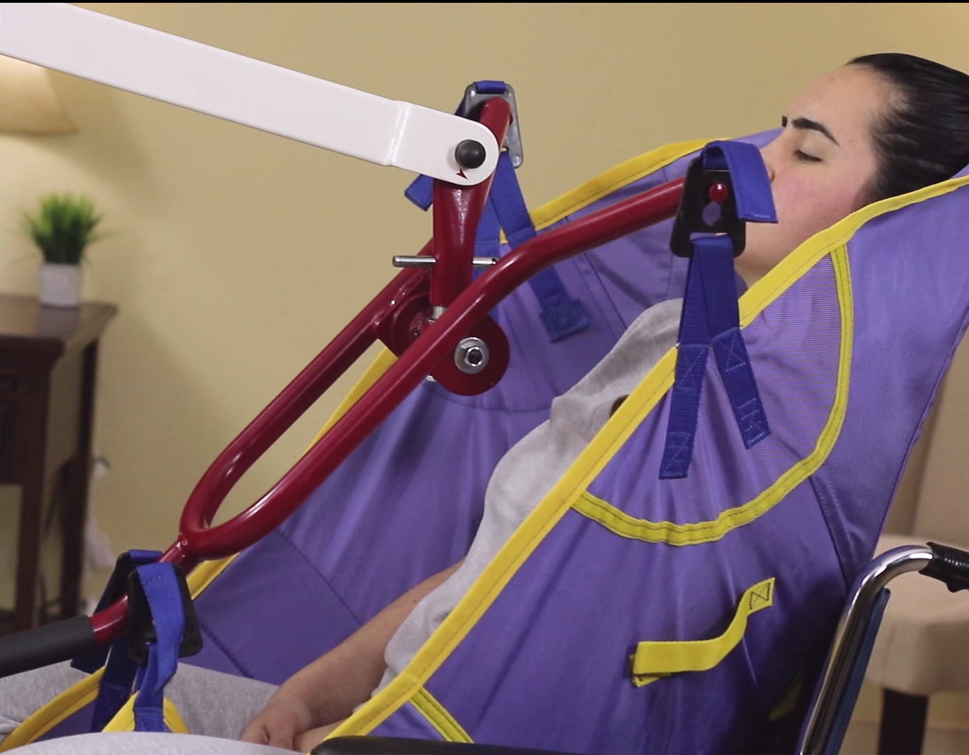 Clip Sling with Padded Leg & Head Support