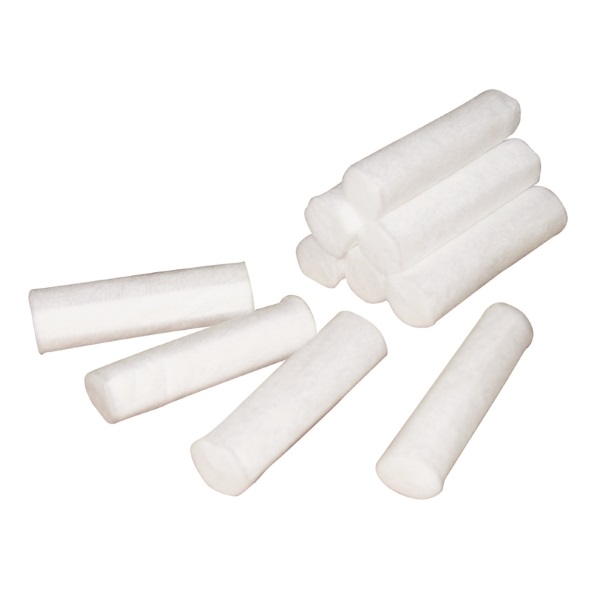 Cotton Rolls, Number 2, Medium, 1.5" x .375".