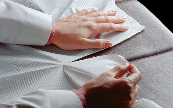 Spa Essentials White Smooth Waxing Table Paper