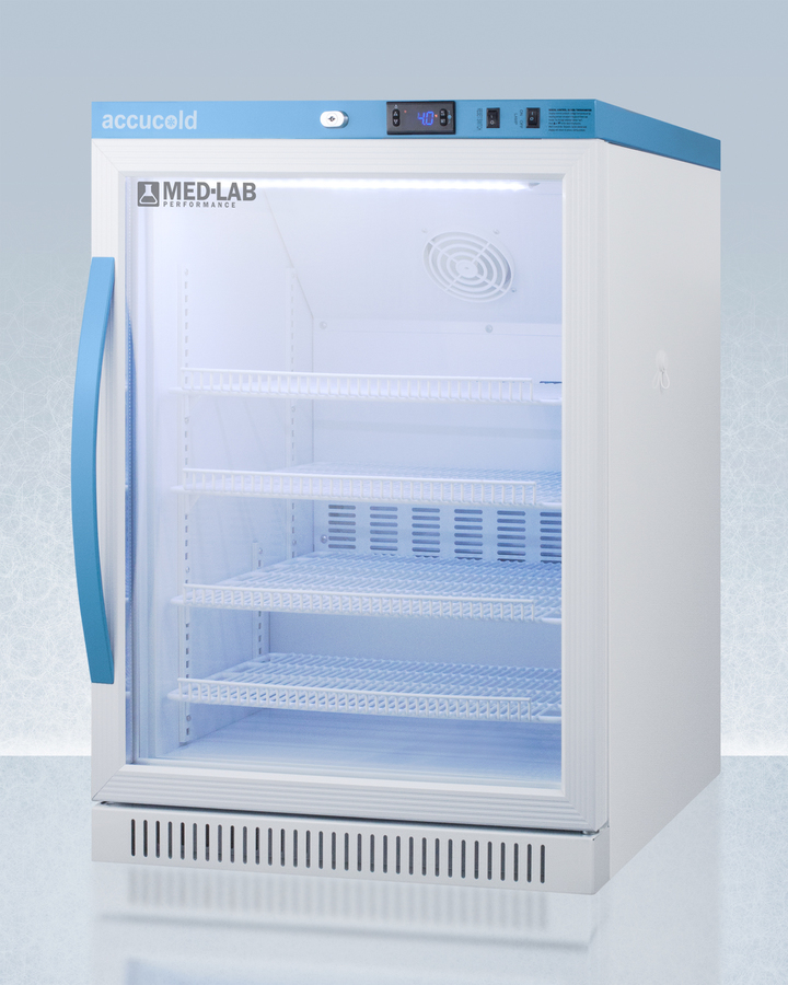 6 Cu Ft ADA Height Laboratory Refrigerator