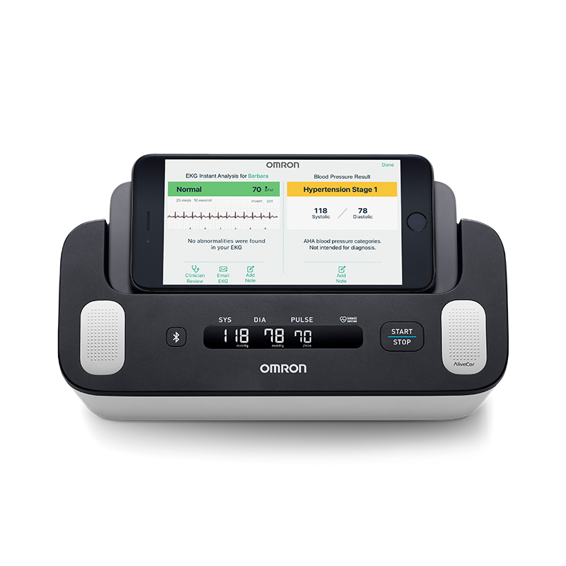 Complete Wireless Upper Arm Blood Pressure Monitor + EKG