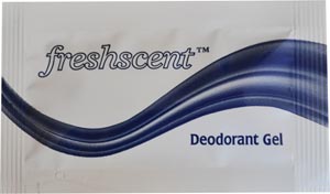 Deodorant Gel 0.12 oz Packet. 