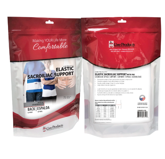 Elastic Sacroiliac Support with Pad
