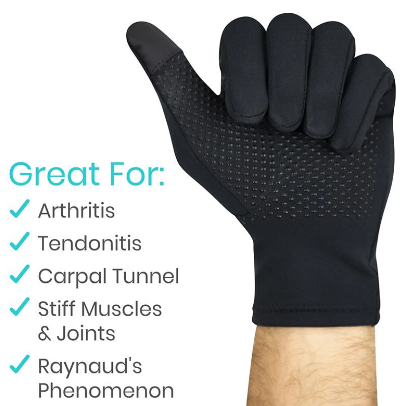 Copper Full Finger Arthritis Gloves