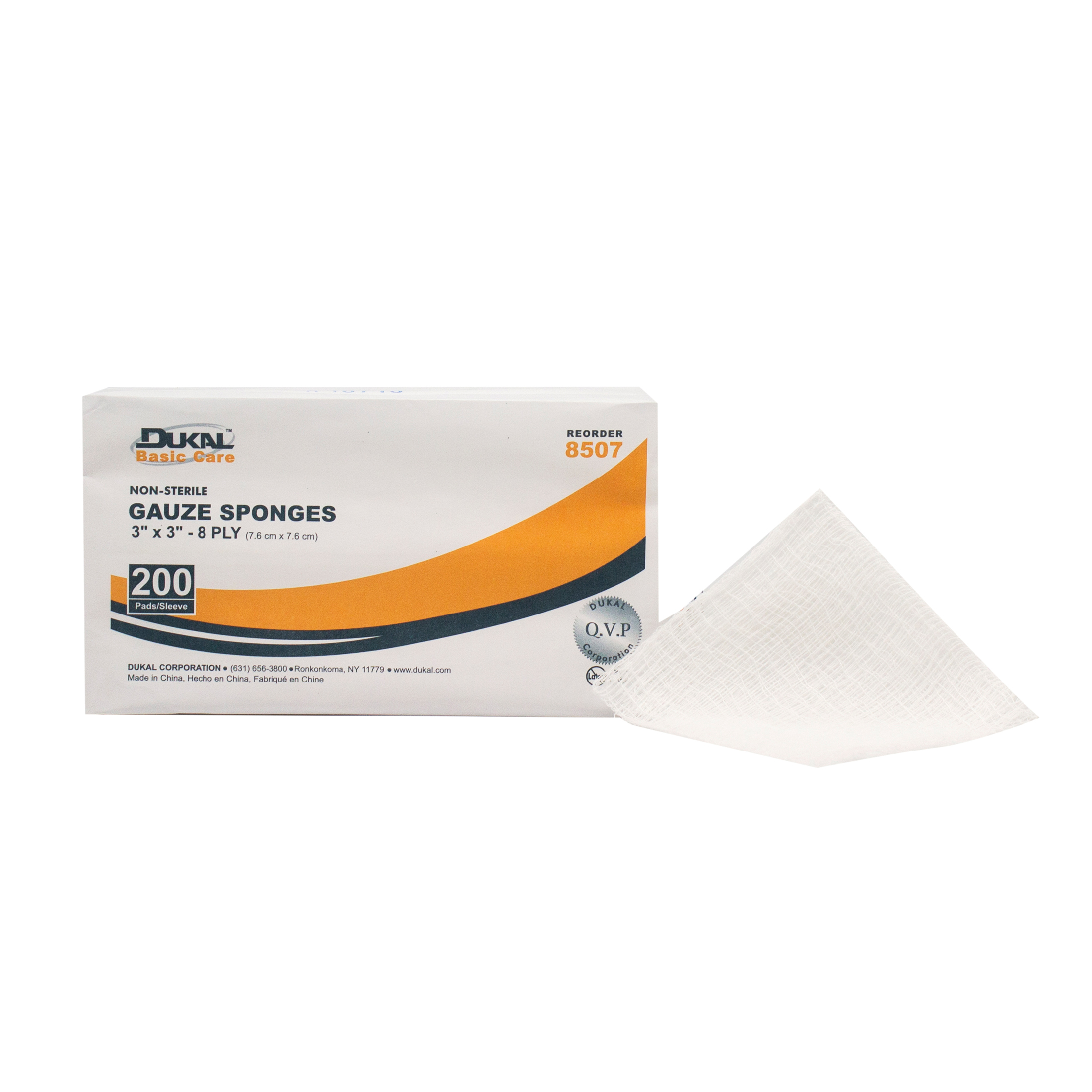 Basic Care Gauze Sponge, 3" x 3"