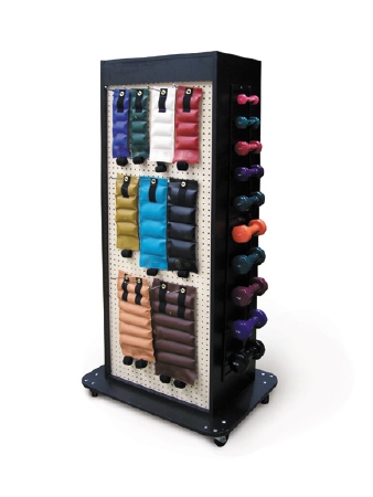Compact Weight Rack with Weights
