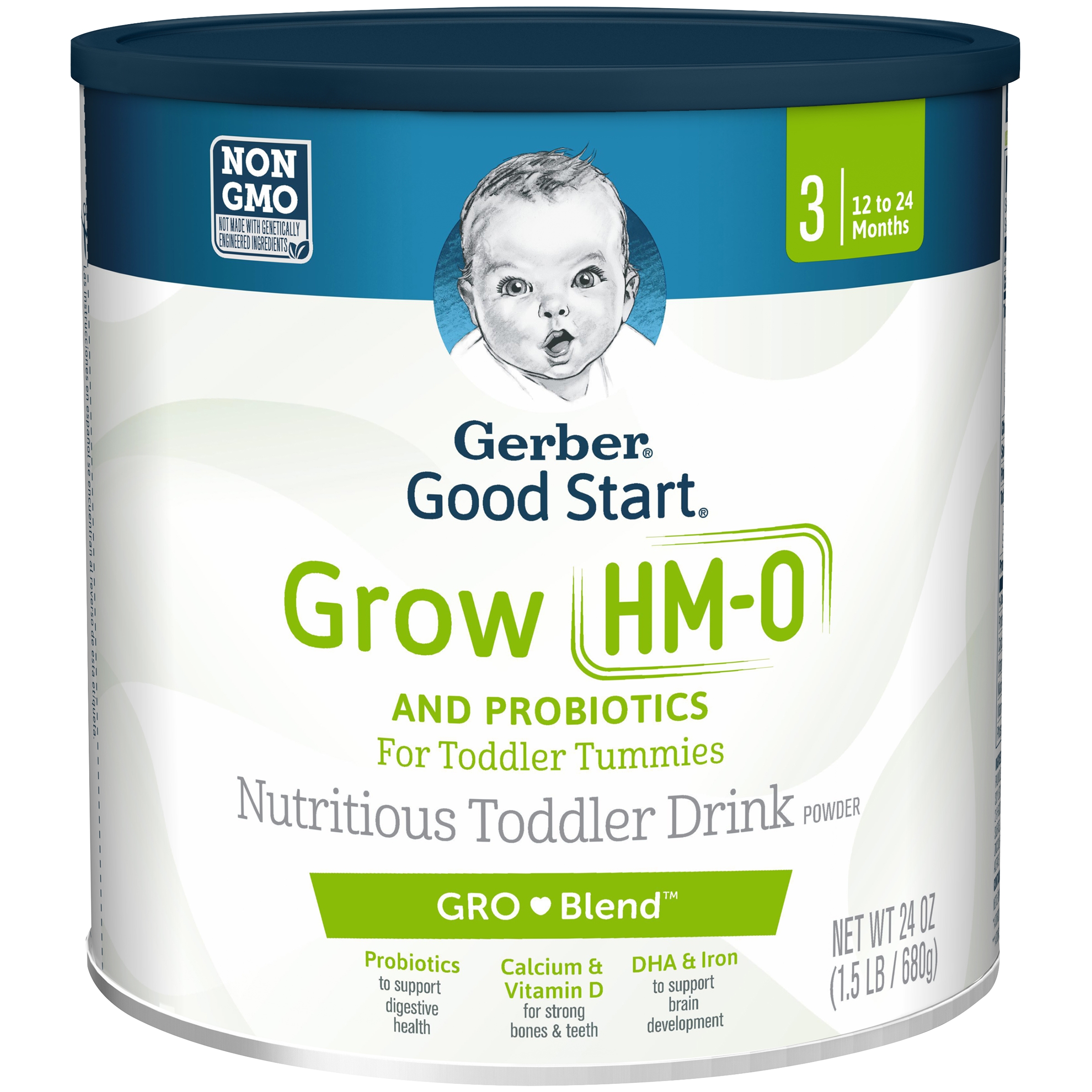Gerber Good Start, Pediatric Oral Supplement, Grow, Unflavored, 24 oz