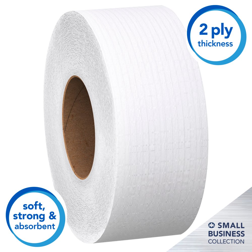 Scott Jumbo Roll Toilet Paper, Small Business Collection, Convenience Case