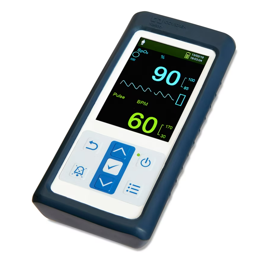 Nellcor Portable SpO2 Patient Monitoring System with Adult Durasensor Reusable Sensor
