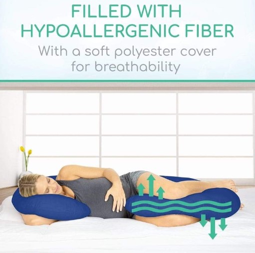 C Shaped Body Pillow