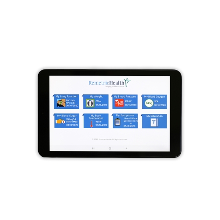 RPM Monitoring Cellular Tablet for Use with Patient Monitors