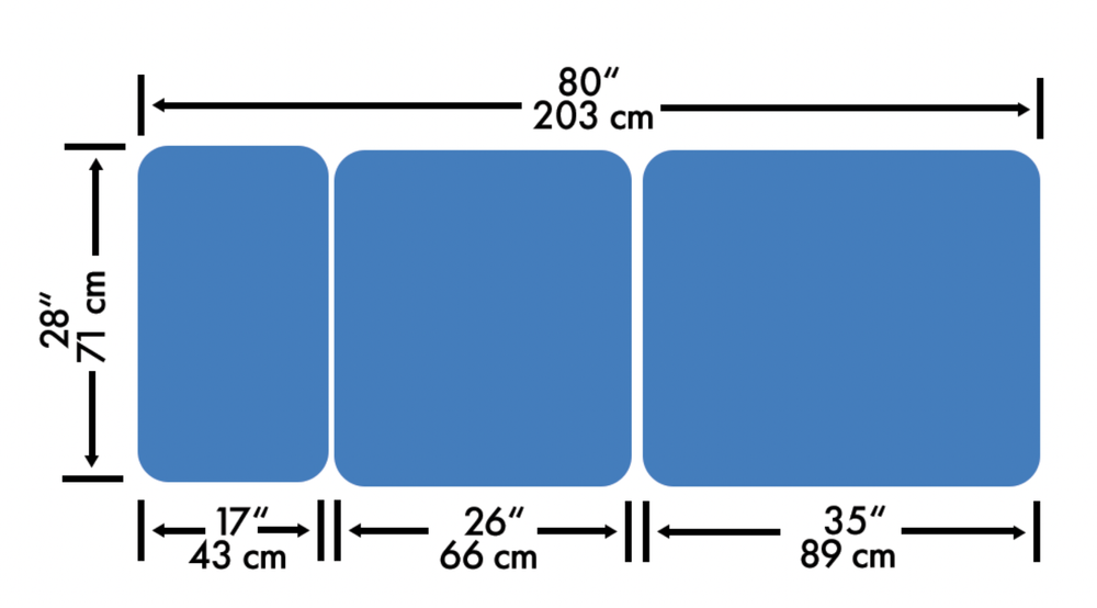 Emerge Balance 3 Section Treatment Table