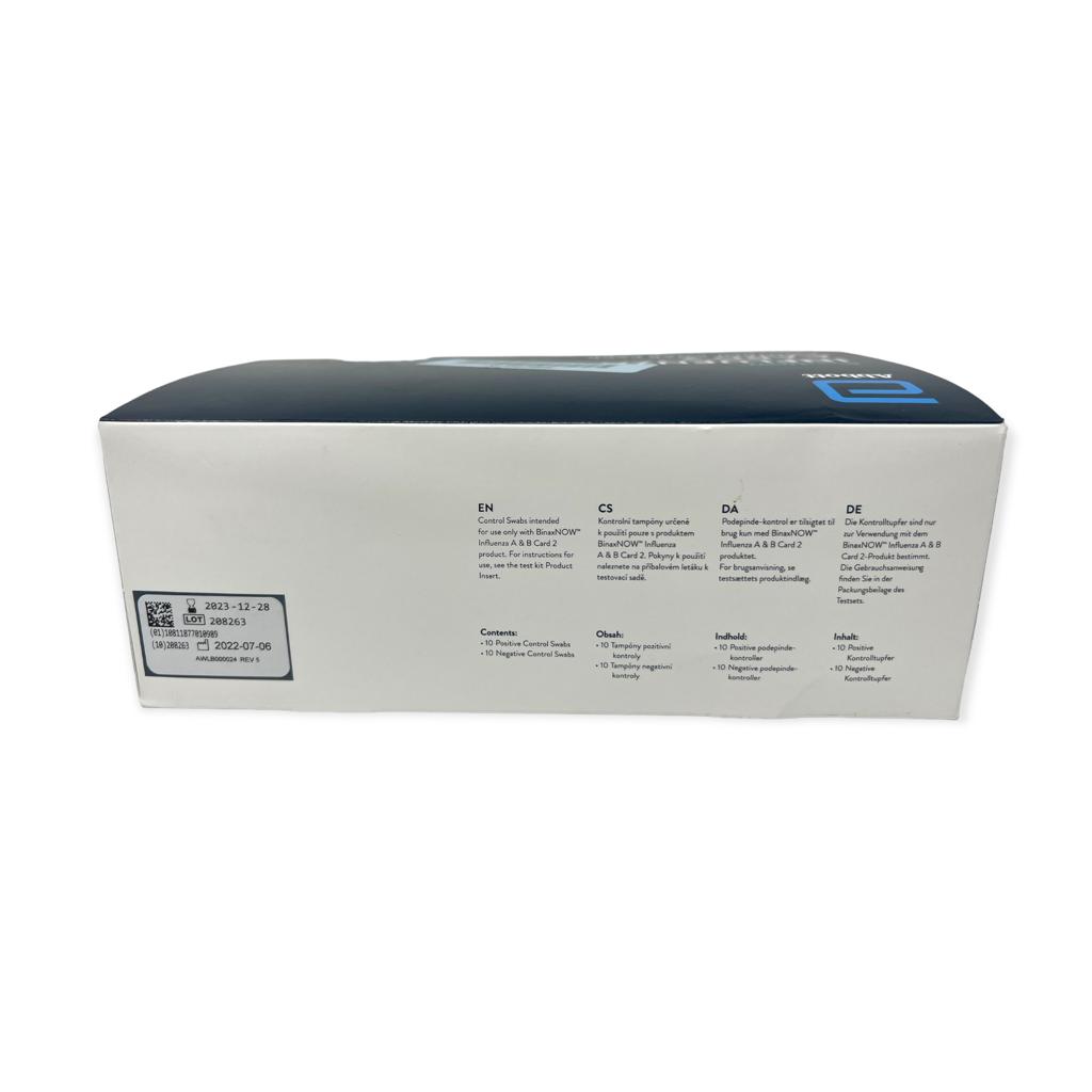BinaxNOW Influenza A & B Swab "Control Kit"
