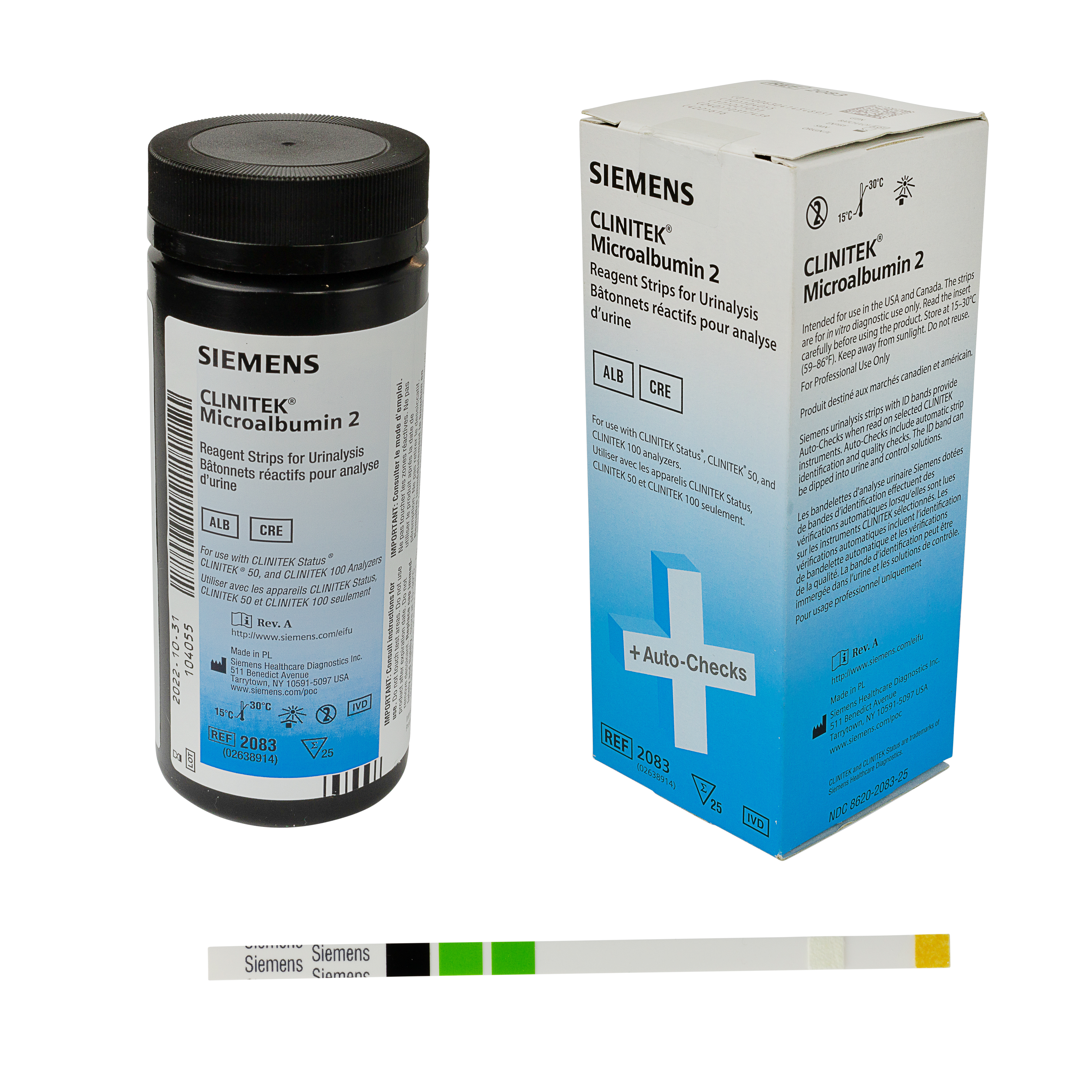 Clinitek Microalbumin Reagent Test Strips