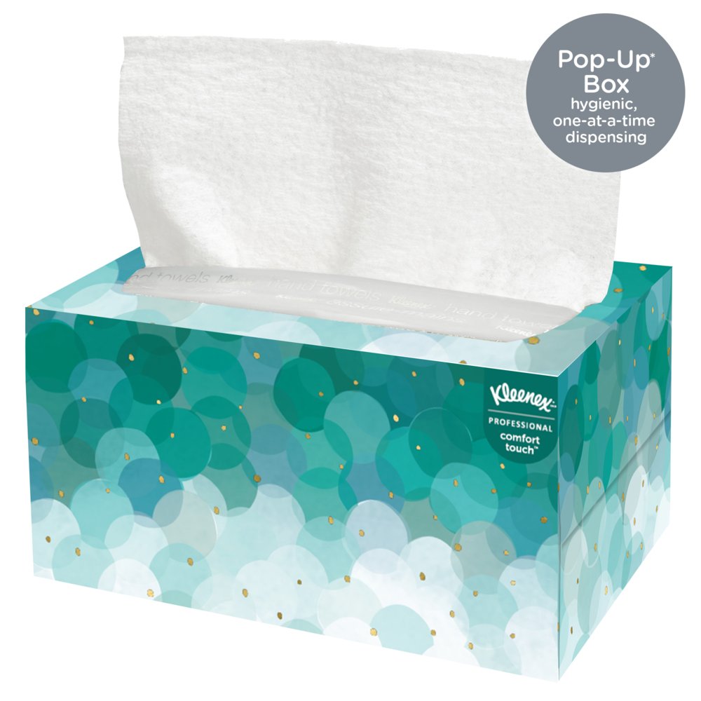 Kleenex Folded Hand Paper Towels, Pop-Up Box White