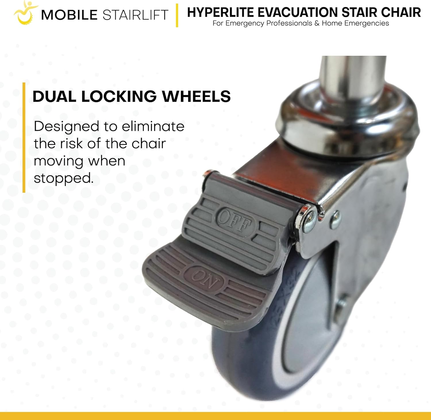 HyperLite Evacuation Foldable Medical Stair Lift Chair Portable