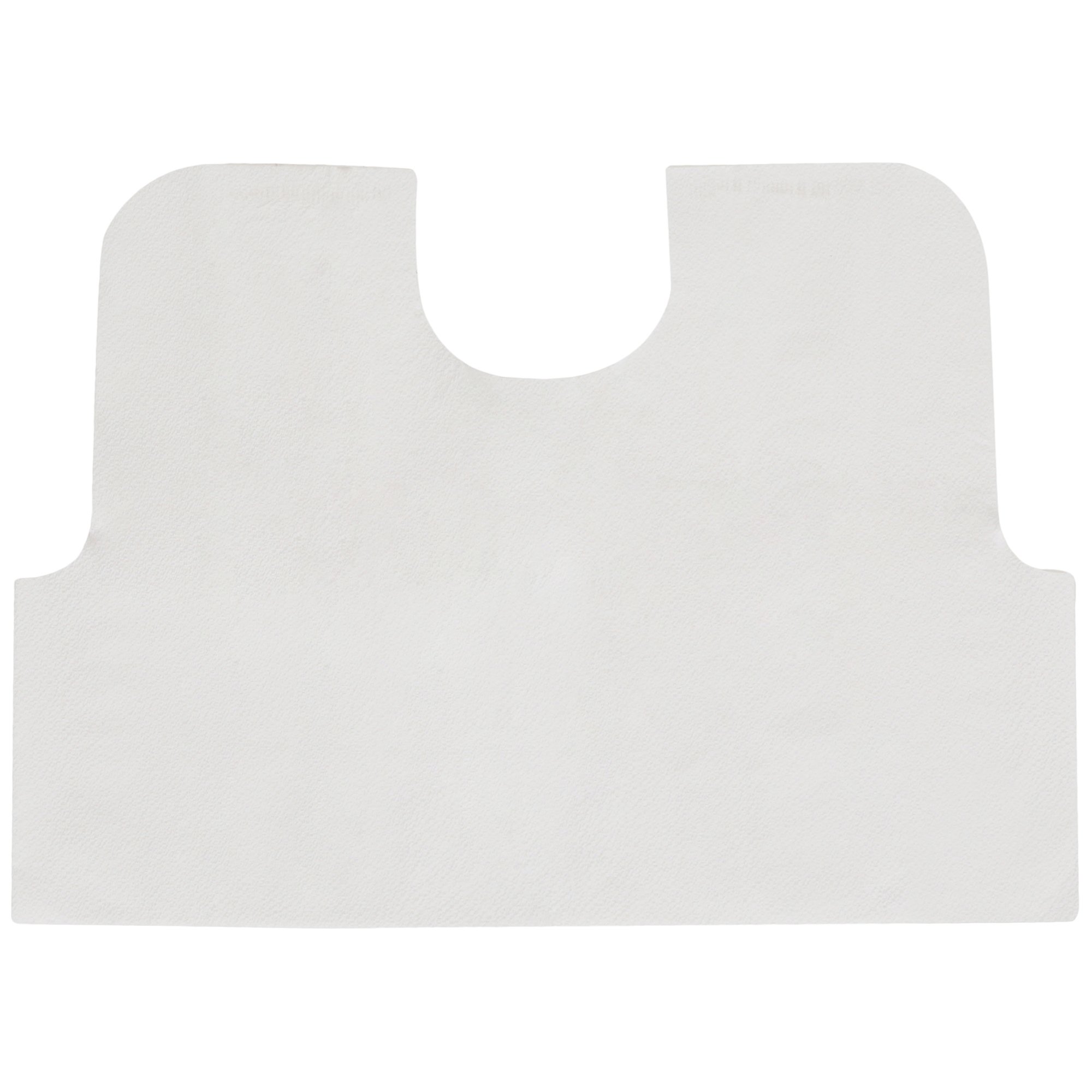 Exam Cape White Front / Back Opening without Closure Unisex 
