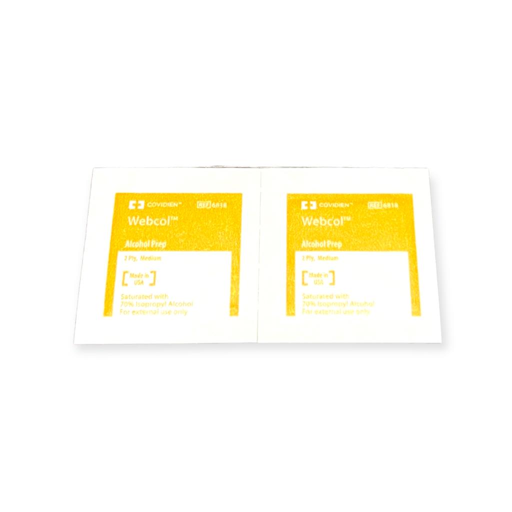 Alcohol Prep Pad Medium 2-Ply