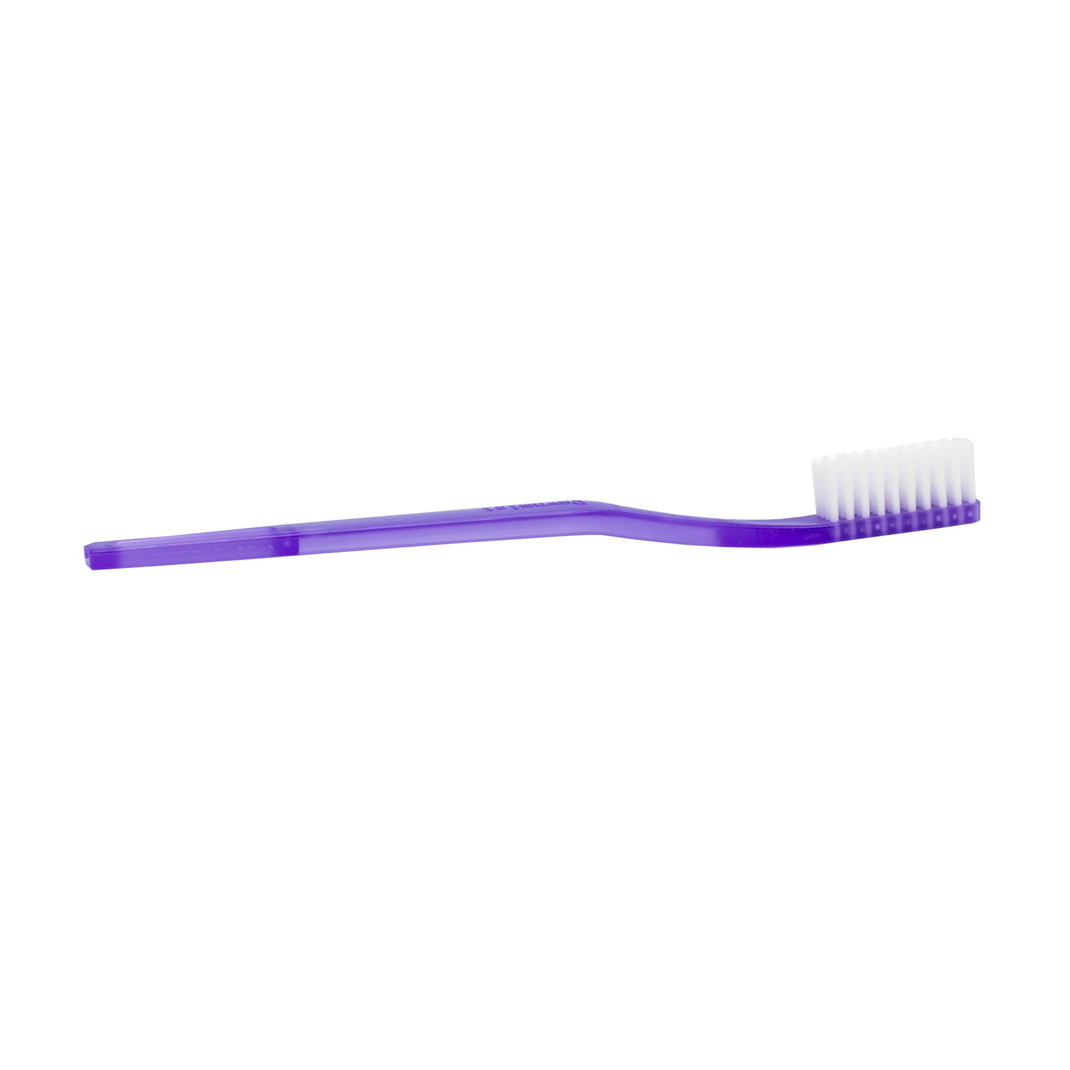 Toothbrush, White Nylon Bristles, 39 Tuft, 6.22" 