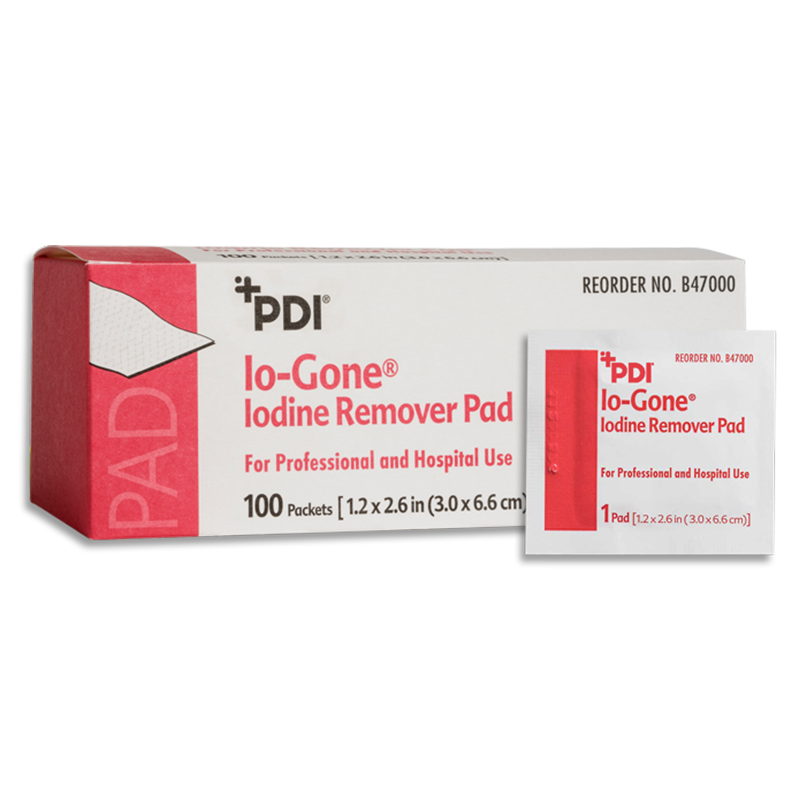 PDI IO Gone Iodine Remover Pads