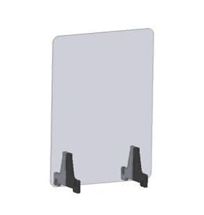 Sneeze Guard Protective Shield with Interlocking Legs