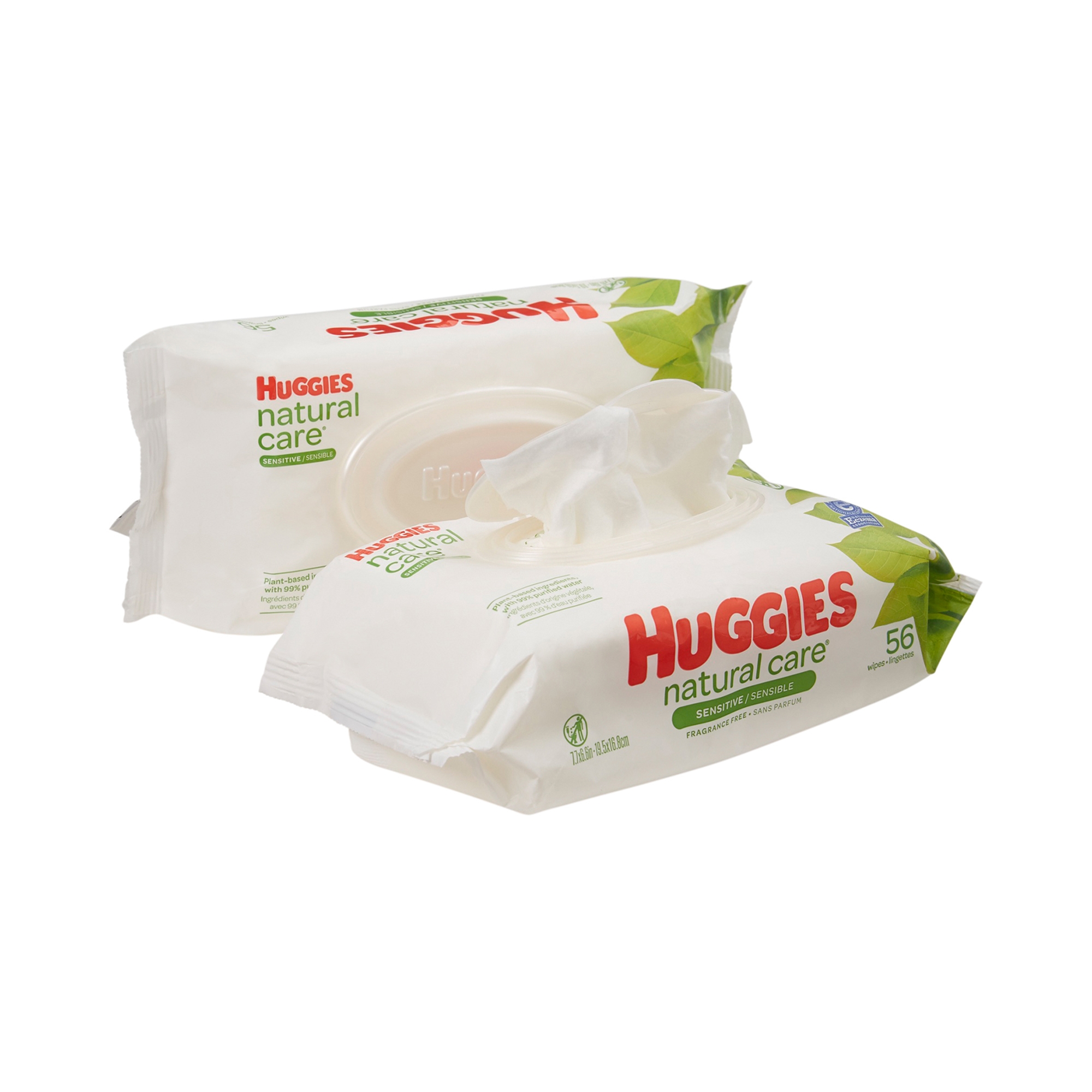 Huggies Baby Wipe, Natural Care Soft Pack Aloe / Vitamin E, Unscented