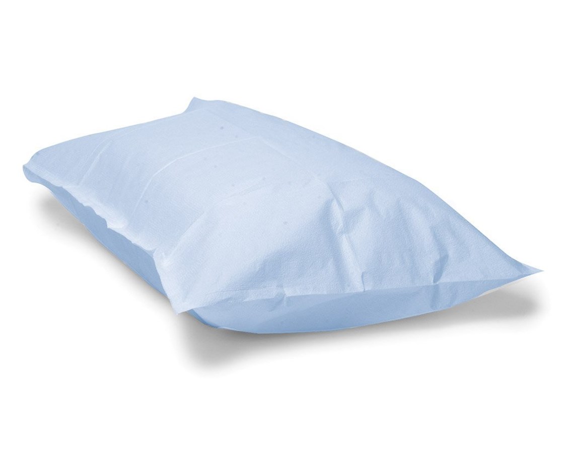 Pillowcase, Tissue / Poly, 21" x 30", Disposable