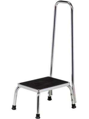 Step Stool with Hand Rail