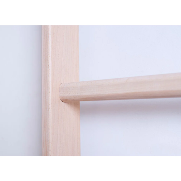 111 Solid Beech Wood Wall Bars with Adjustable Pull Up Bar