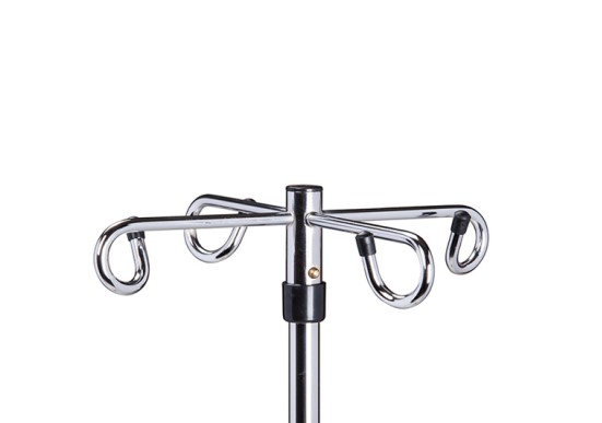 Six-Leg, 4-Hook Infusion Pump Stand